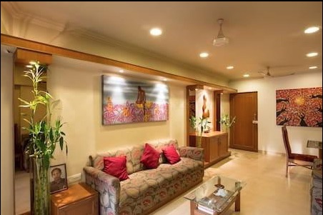Living Room - Diago Apartment, Bandra West