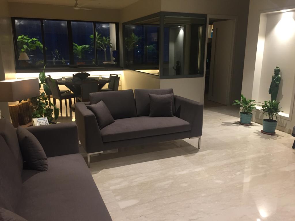 Living Room - Kalpataru Horizon, Worli