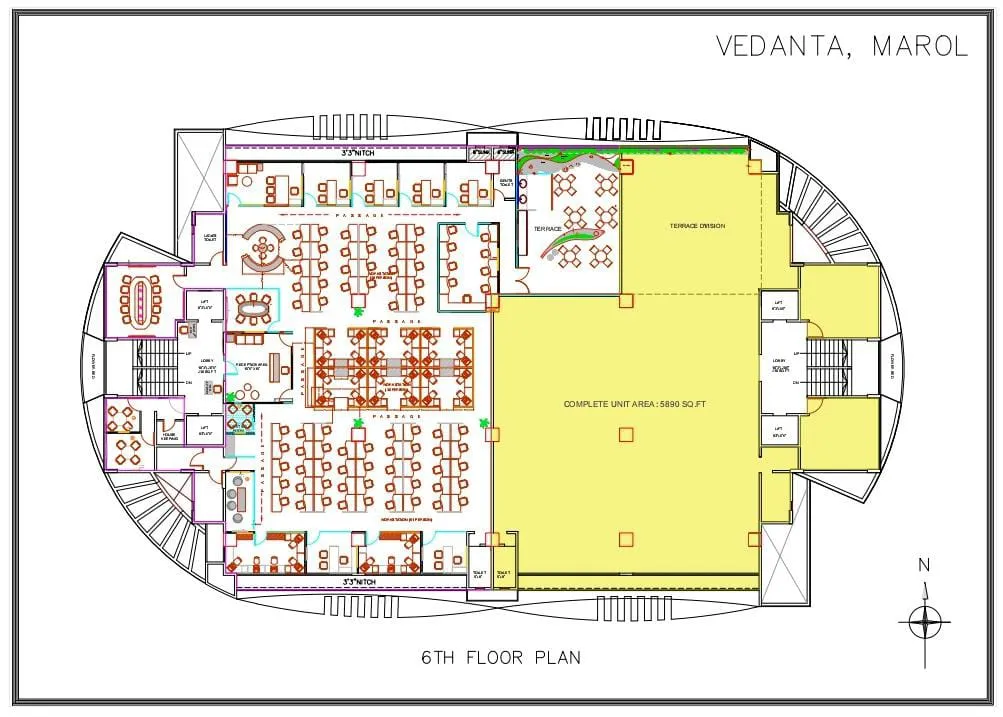 Office Space Offices on Rent in Vedanta, Andheri East