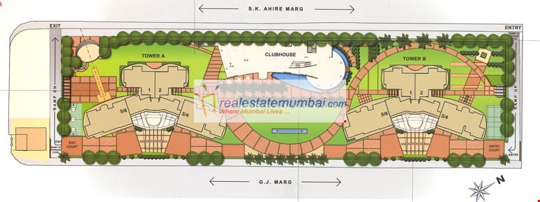 Floor Plan3 - Kalpataru Horizon, Worli