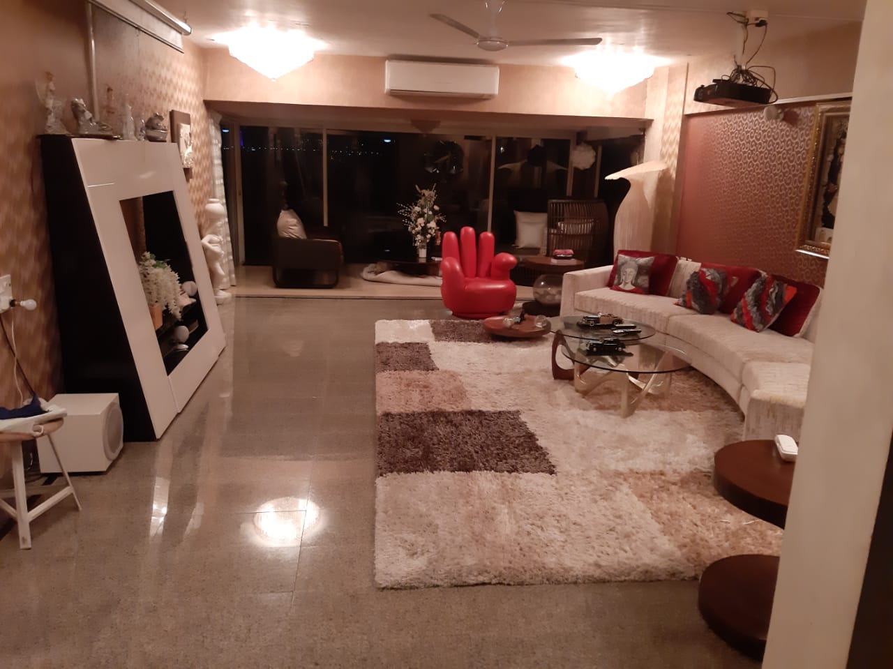 Living Room - Shamiana Bungalow, Nepeansea Road