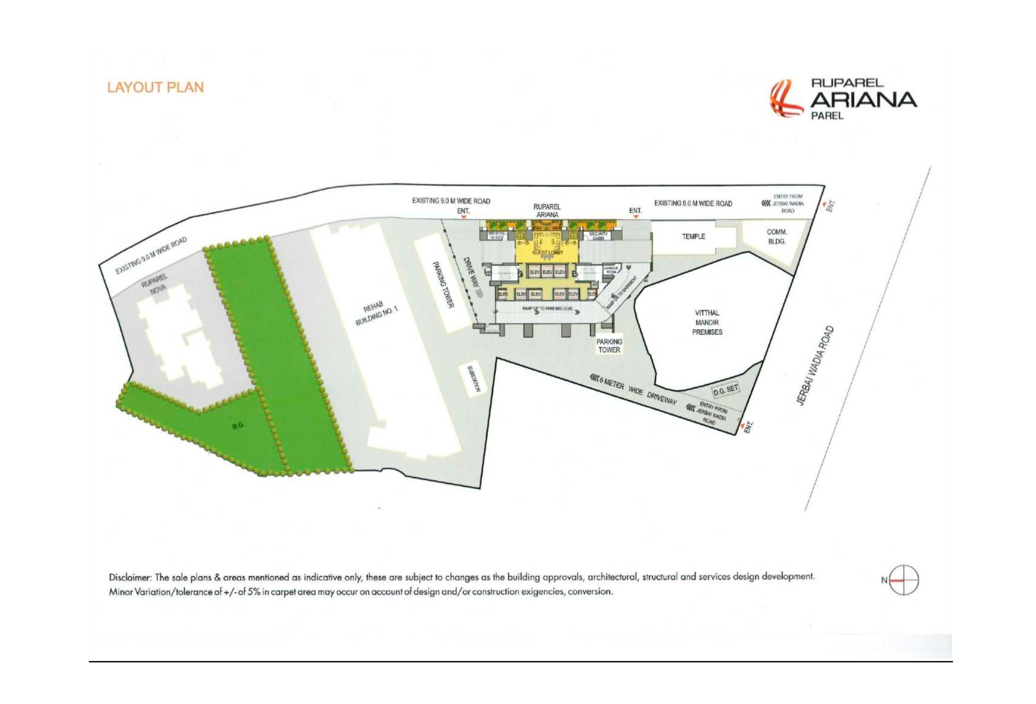 2 BHK Semi Furnished in Ruparel Ariana