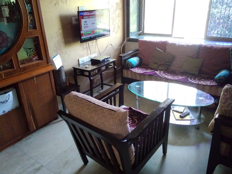 Living Room - Juhu Darshan, Andheri West