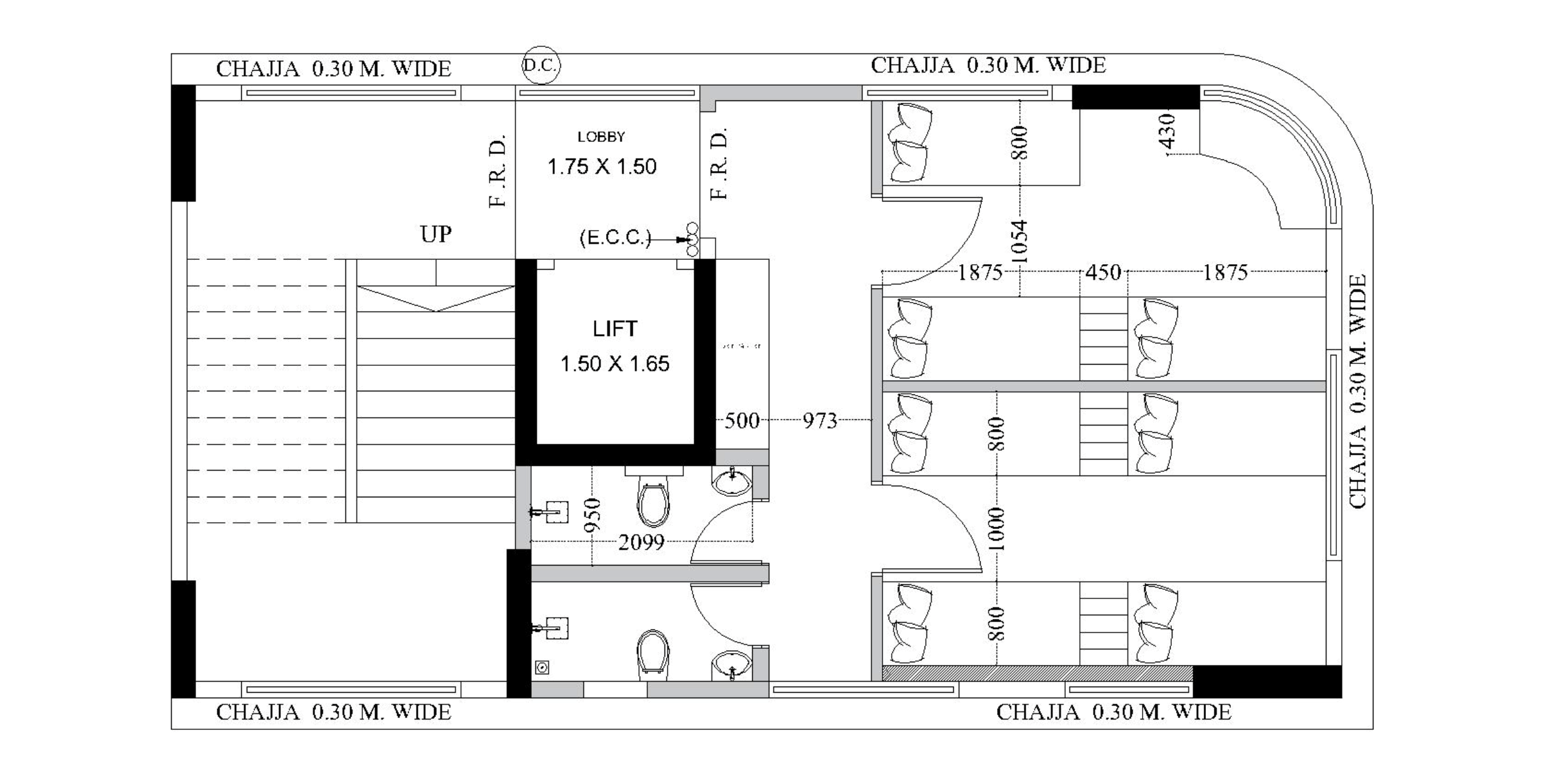 Floorplan - Bliss Palace, Khar West